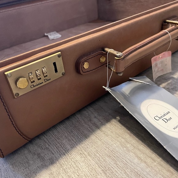 Dior Bags Vintage Dior Leather Briefcase Poshmark